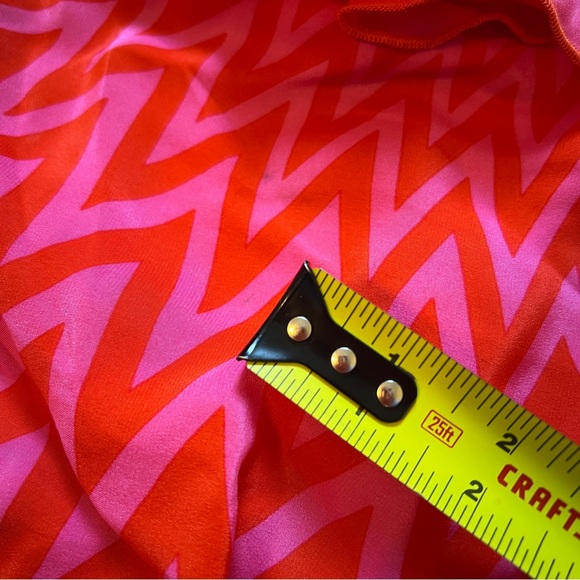 Amanda Uprichard Silk strapless Pink Orange Mini Dress M NWT - Picture 6 of 9